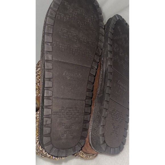 MUK LUKS WOMEN'S LAUREL FLAT SWEATER KNIT ANKLE BOOTS SZ 10 BROWN Snow Boot - Picture 7 of 13